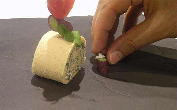 Sandwich-roll Alisios, una creación de Rogelio Quintero