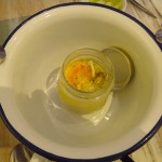 Huevo, trufa y muselina de papas | Foto: J.L.C.