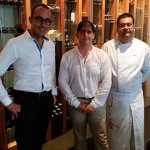 El propietario, Ismael Abbassi, junto con el chef ejecutivo José Antonio Casado, y el premiado jefe de sala, Juan Yanes