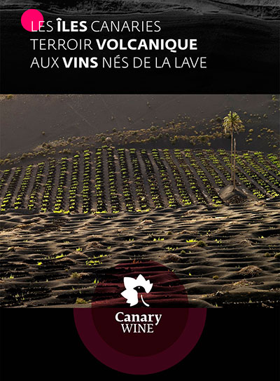 Cartel de la presentación de los vinos en Canadá