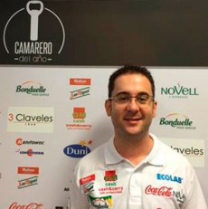 Juan José Martínez Navarro, ganador de la 1ª semifinal de la II edición de Concurso Camarero del Año