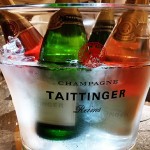 Botellas de champán Taittinger que puede degustarse en Bon Vivant | Foto: J.L.C.