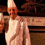 Dos generaciones de cocineros: Miguel Ruiz, 73 años, y Jonay Malvar Sierra, 11 años, que ha intentado concursar en Master Chef | Foto: J.L.C.