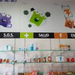 La cuidada estética de la tienda asemeja una farmacia | Foto: Marita Villalba