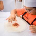 Los niños disfrutaron aprendiendo a cocinar | Foto: A.G.