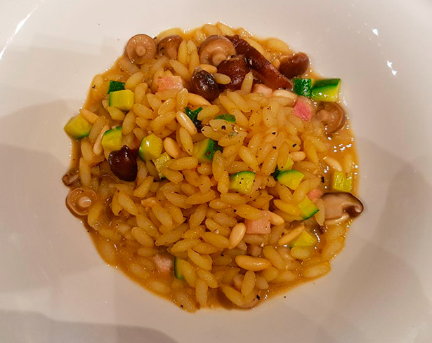El falso arroz realizado con papa colorada | Foto: J.L.C. 