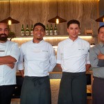 El chef Jaime Palmar, primero por la derecha, junto a su equipo | Foto: J.L.C