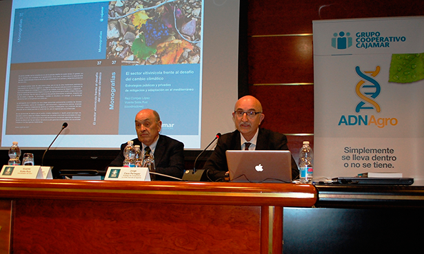 Raúl Compés y Vicente Sotés, durante la presentación