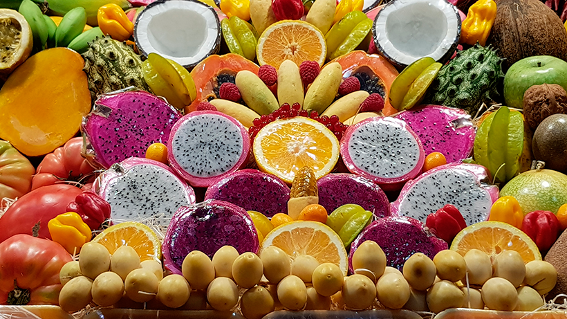 Puesto de frutas en el Mercado de Vegueta, en Las Palmas de Gran Canaria | Foto: José L. Conde