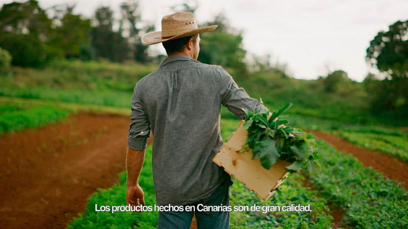 Imagen de la campaña promocional para el consumo de productos canarios