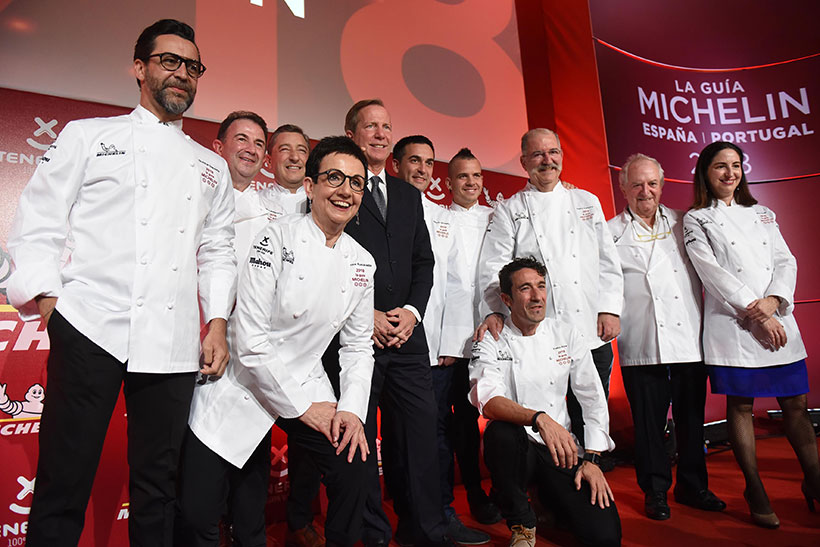 Imagen de la Gala Michelin celebrada en Tenerife, con algunos de los chefs más reconocidos de España | Foto: Sergio Méndez