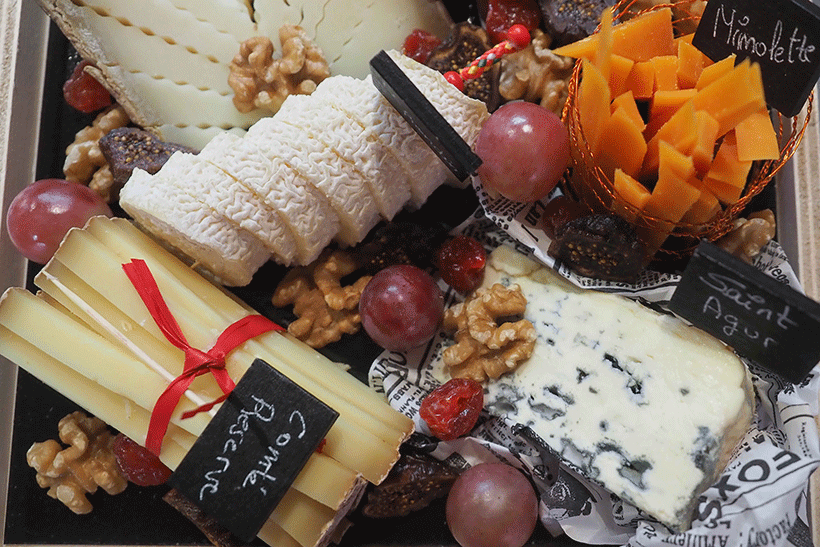 Una de las tablas de quesos que vende La Maison du Fromage | Foto: Sergio Méndez