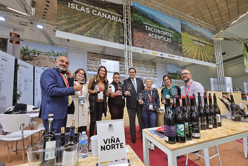 13 bodegas han estado representadas en el estand de Canarias en la Barcelona Wine Week