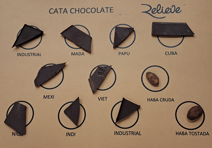 Chocolates listos para la cata | Foto: José L. Conde