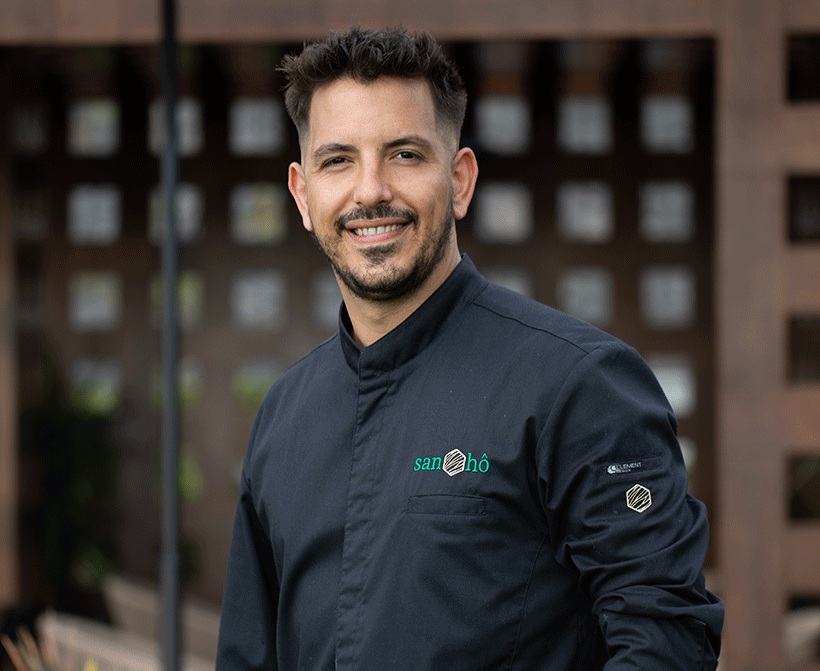 Adrián Bosch, chef del restaurante San-Hô