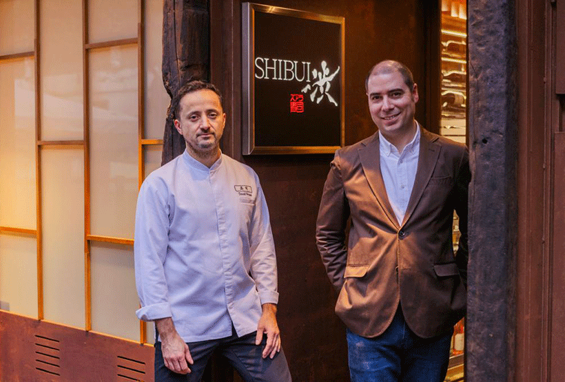 Arauz y Prieto, fotografiados a la entrada del restaurante | | Foto: Food Design Company